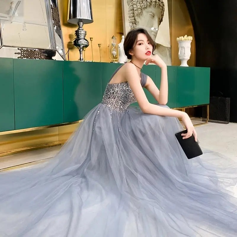Evening Dress Solid Color Queen Long Annual Meeting  Evening Dress Solid Color Queen Long Annual Meeting Evening Dress Solid Color Queen Long Annual Meeting Evening Dress Solid Color Queen Long Annual Meeting Zenzi Style