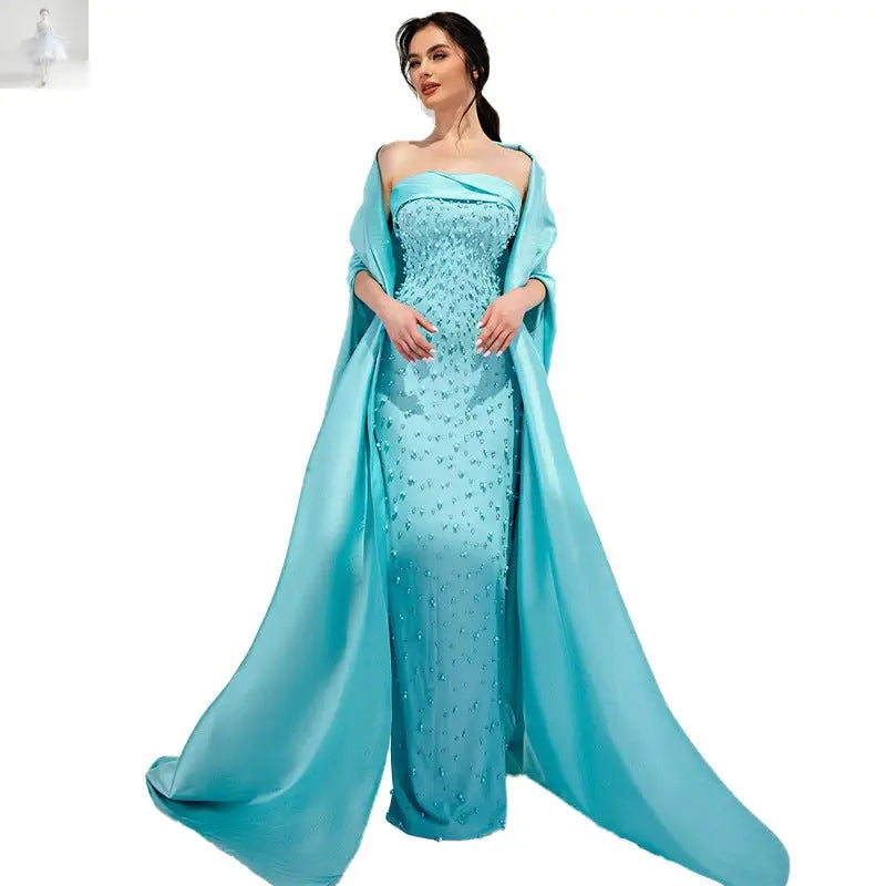 Fashion Party Sequined Women's Shawl Dress  Fashion Party Sequined Women's Shawl Dress Fashion Party Sequined Women's Shawl Dress Fashion Party Sequined Women's Shawl Dress Zenzi Style
