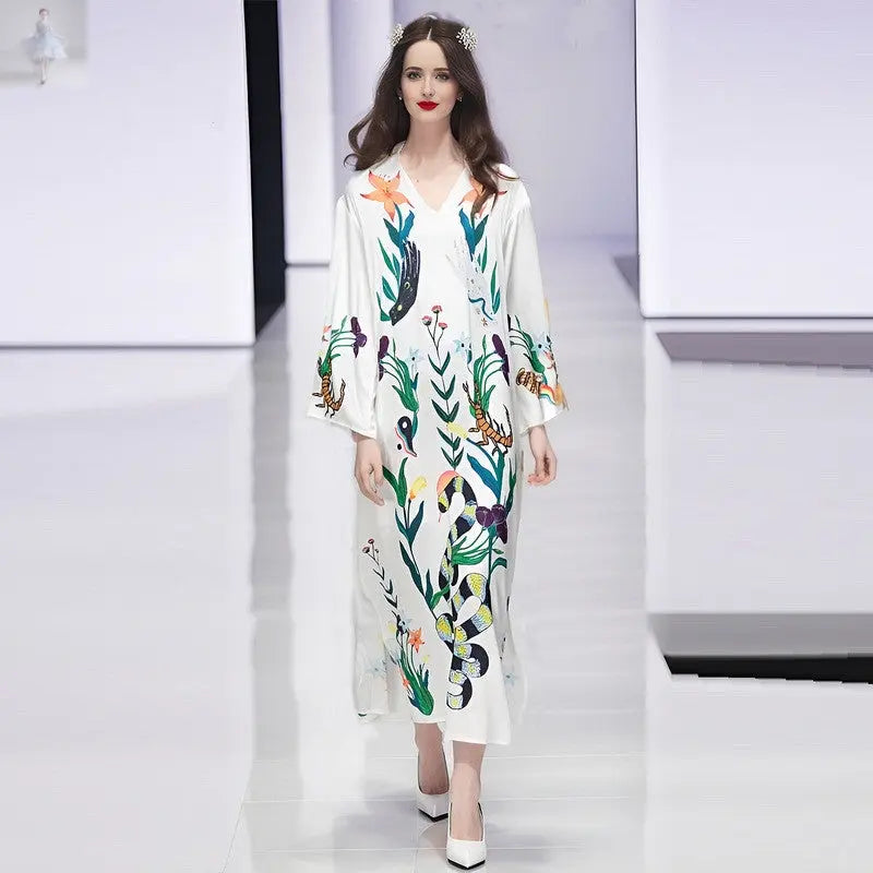Fashion Printed Loose Dress Children  Fashion Printed Loose Dress Children Fashion Printed Loose Dress Children Fashion Printed Loose Dress Children Zenzi Style