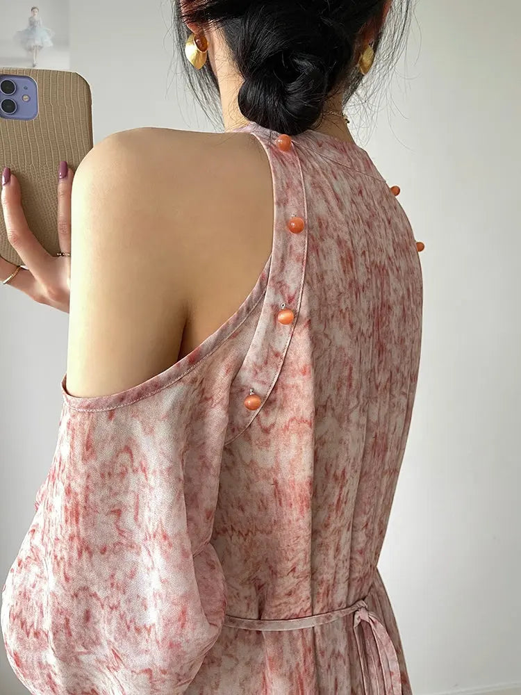 French Ink Dress Summer Female  French Ink Dress Summer Female French Ink Dress Summer Female French Ink Dress Summer Female Zenzi Style