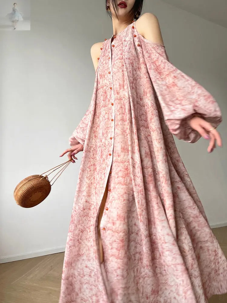 French Ink Dress Summer Female  French Ink Dress Summer Female French Ink Dress Summer Female French Ink Dress Summer Female Zenzi Style