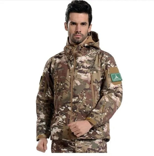 New TAD Gear Tactical Softshell Camouflage Outdoor HIiking Jacket Men