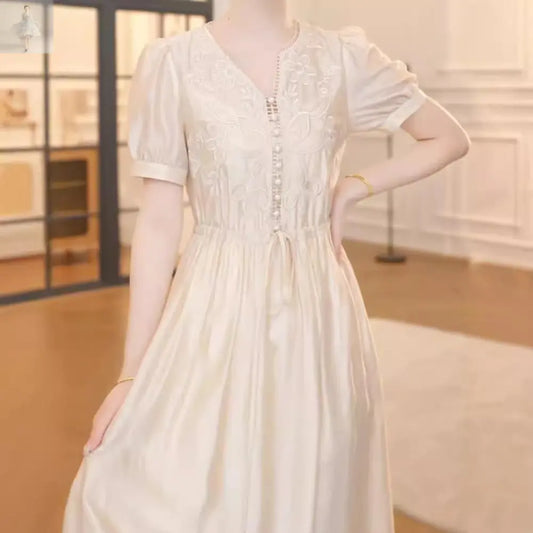 High-end Exquisite Dress Women's Summer  High-end Exquisite Dress Women's Summer High-end Exquisite Dress Women's Summer High-end Exquisite Dress Women's Summer Zenzi Style