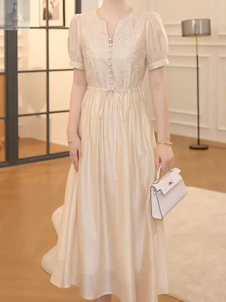 High-end Exquisite Dress Women's Summer  High-end Exquisite Dress Women's Summer High-end Exquisite Dress Women's Summer High-end Exquisite Dress Women's Summer Zenzi Style