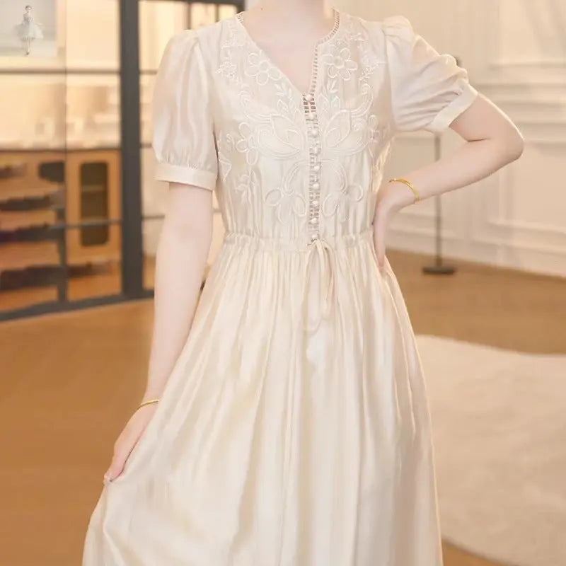 High-end Exquisite Dress Women's Summer  High-end Exquisite Dress Women's Summer High-end Exquisite Dress Women's Summer High-end Exquisite Dress Women's Summer Zenzi Style