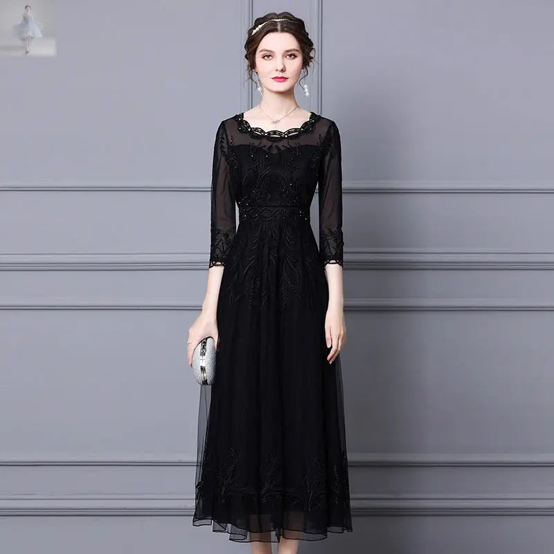 Industrial Embroidery Annual Meeting Dress Skirt  Industrial Embroidery Annual Meeting Dress Skirt Industrial Embroidery Annual Meeting Dress Skirt Industrial Embroidery Annual Meeting Dress Skirt Zenzi Style