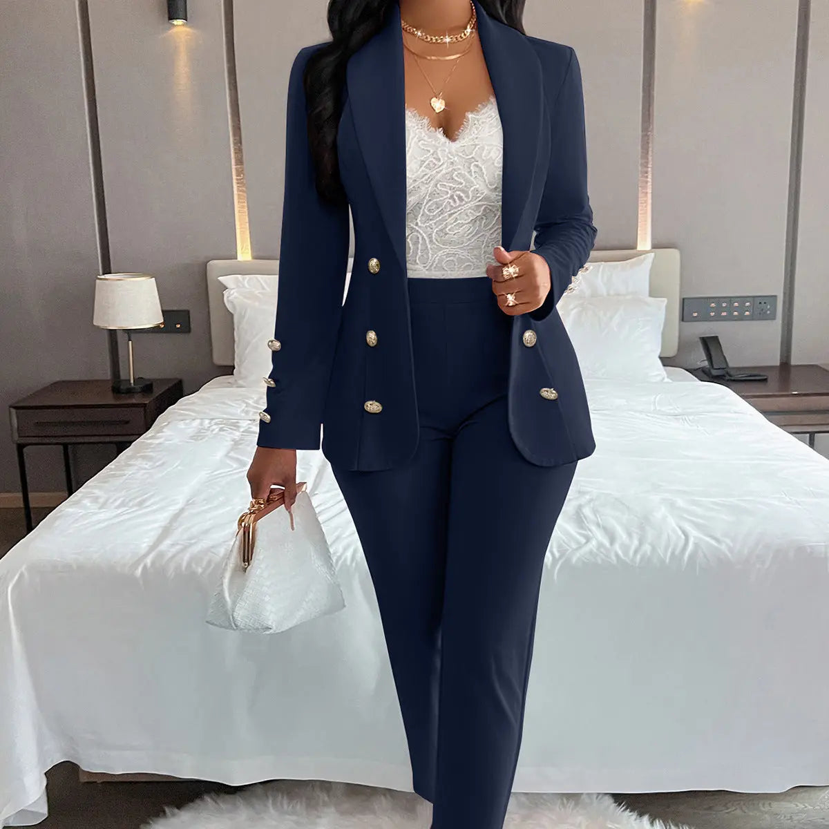 European And American Women's Clothing Small Suit Suit Dignified Sense Of Design 