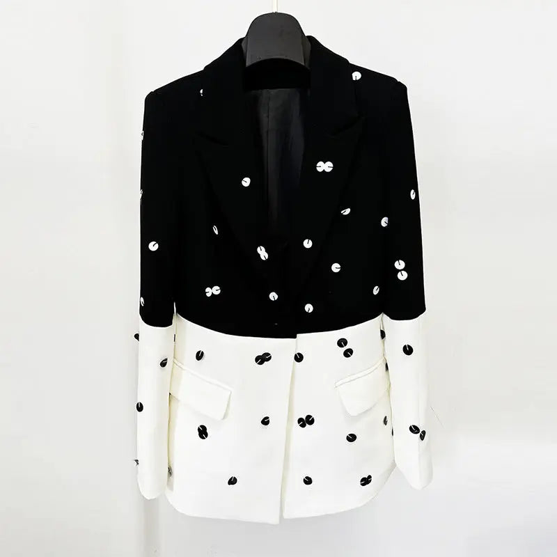 Fashionable Sequins Suit Jacket Suits 