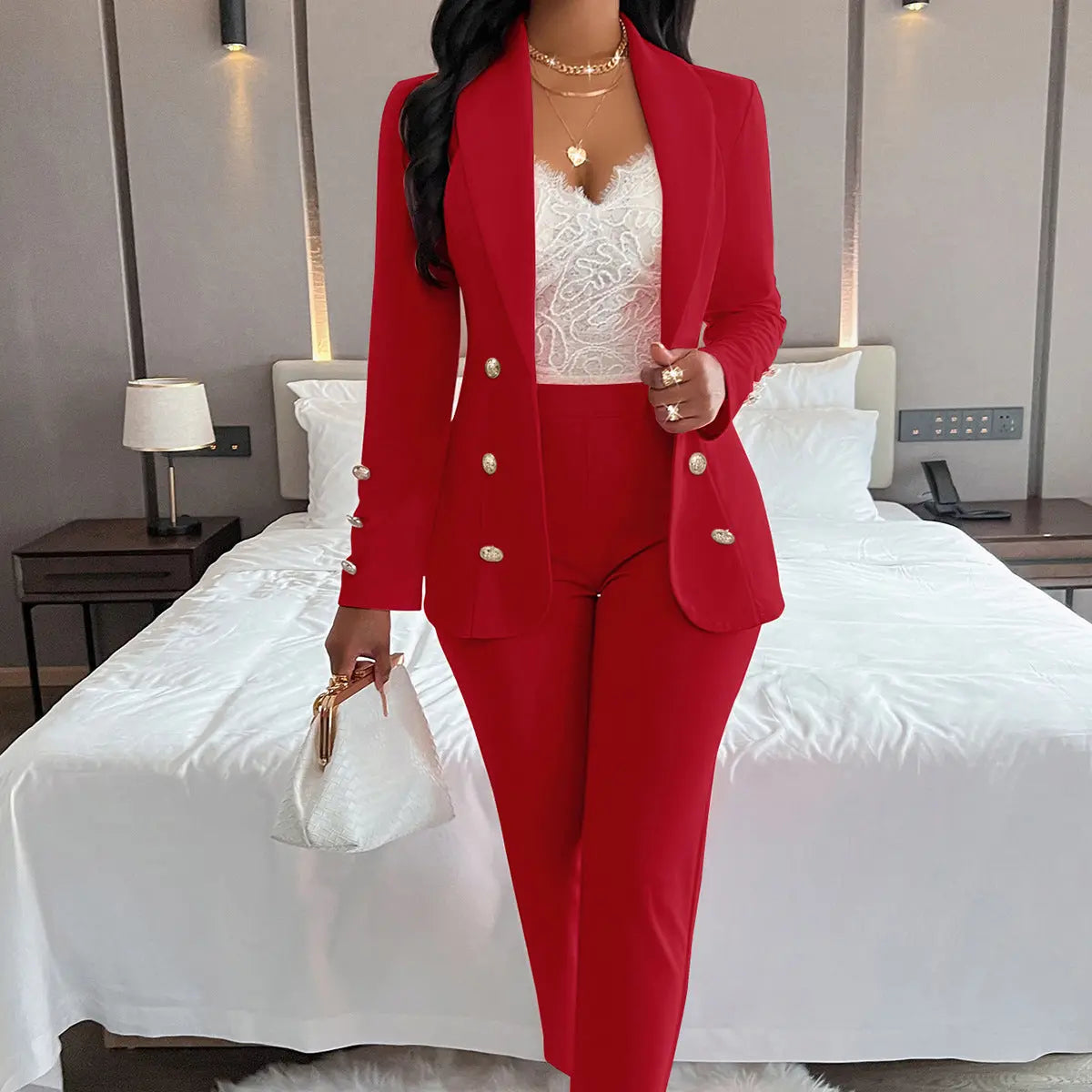 European And American Women's Clothing Small Suit Suit Dignified Sense Of Design 
