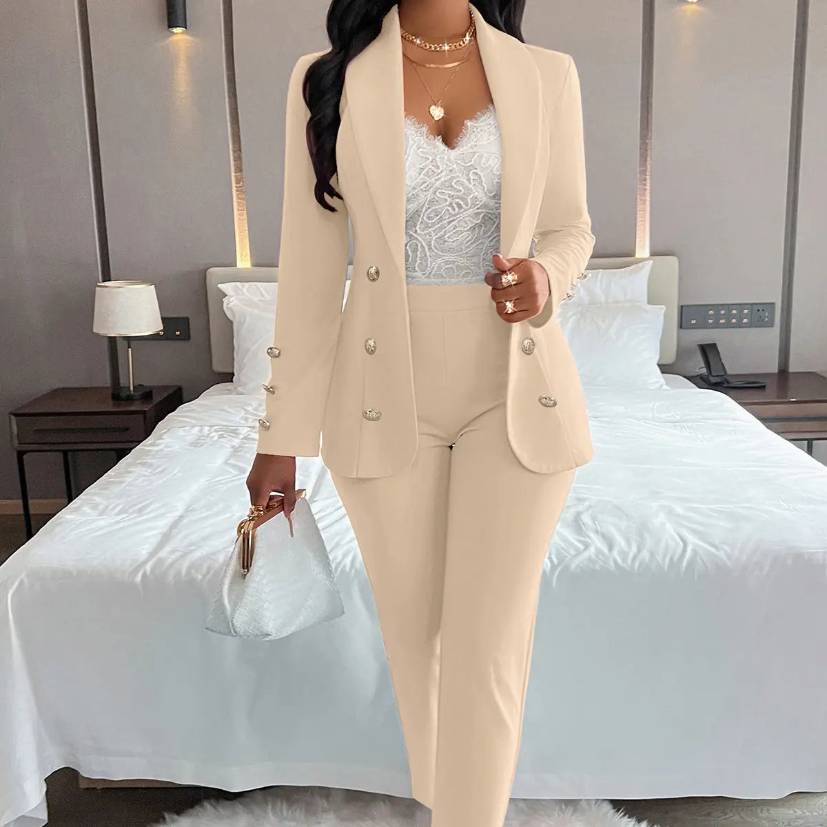 European And American Women's Clothing Small Suit Suit Dignified Sense Of Design 