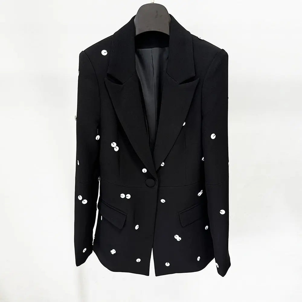 Fashionable Sequins Suit Jacket Suits 