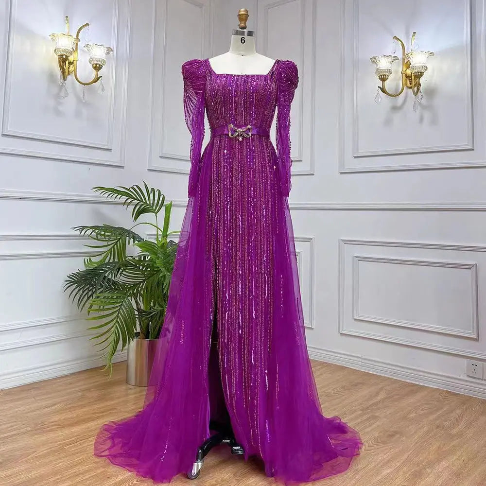 Rose Red Host Performance Evening Dress 