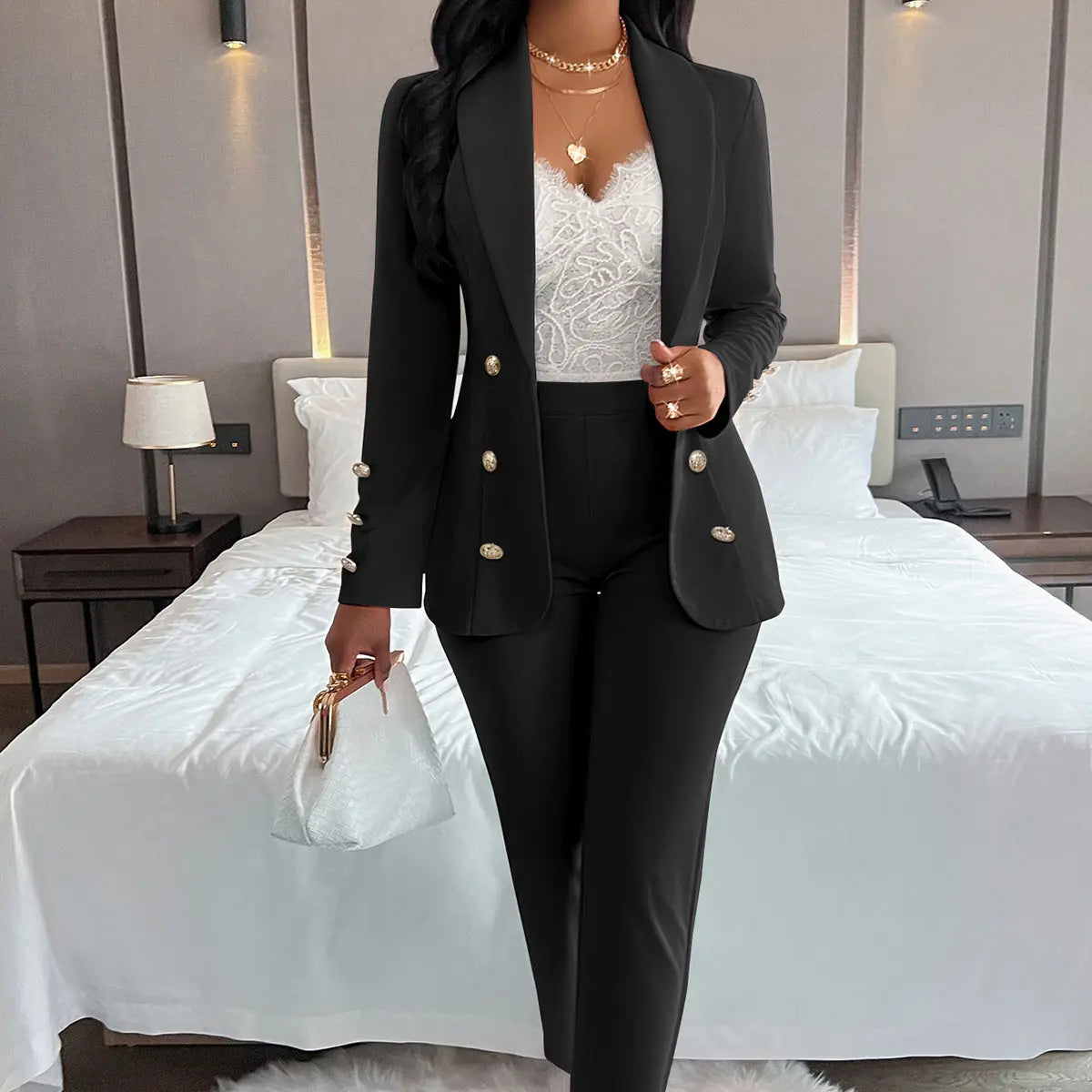 European And American Women's Clothing Small Suit Suit Dignified Sense Of Design 