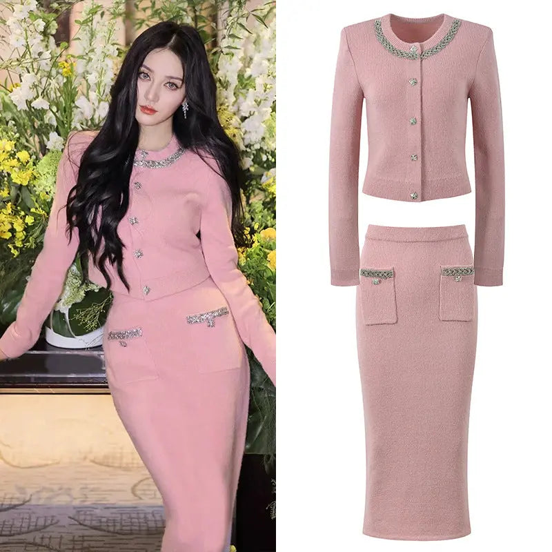 Women's Fashion French Short Socialite Suit 
