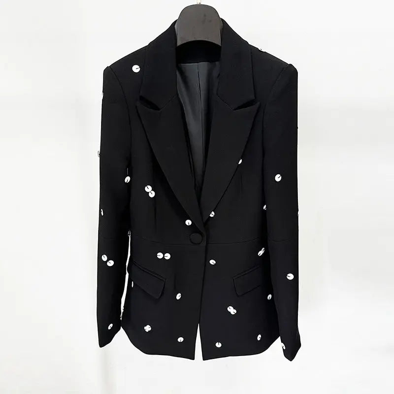 Fashionable Sequins Suit Jacket Suits 