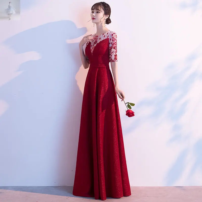 Red Show Dress Evening Lady  Red Show Dress Evening Lady Red Show Dress Evening Lady Red Show Dress Evening Lady Zenzi Style