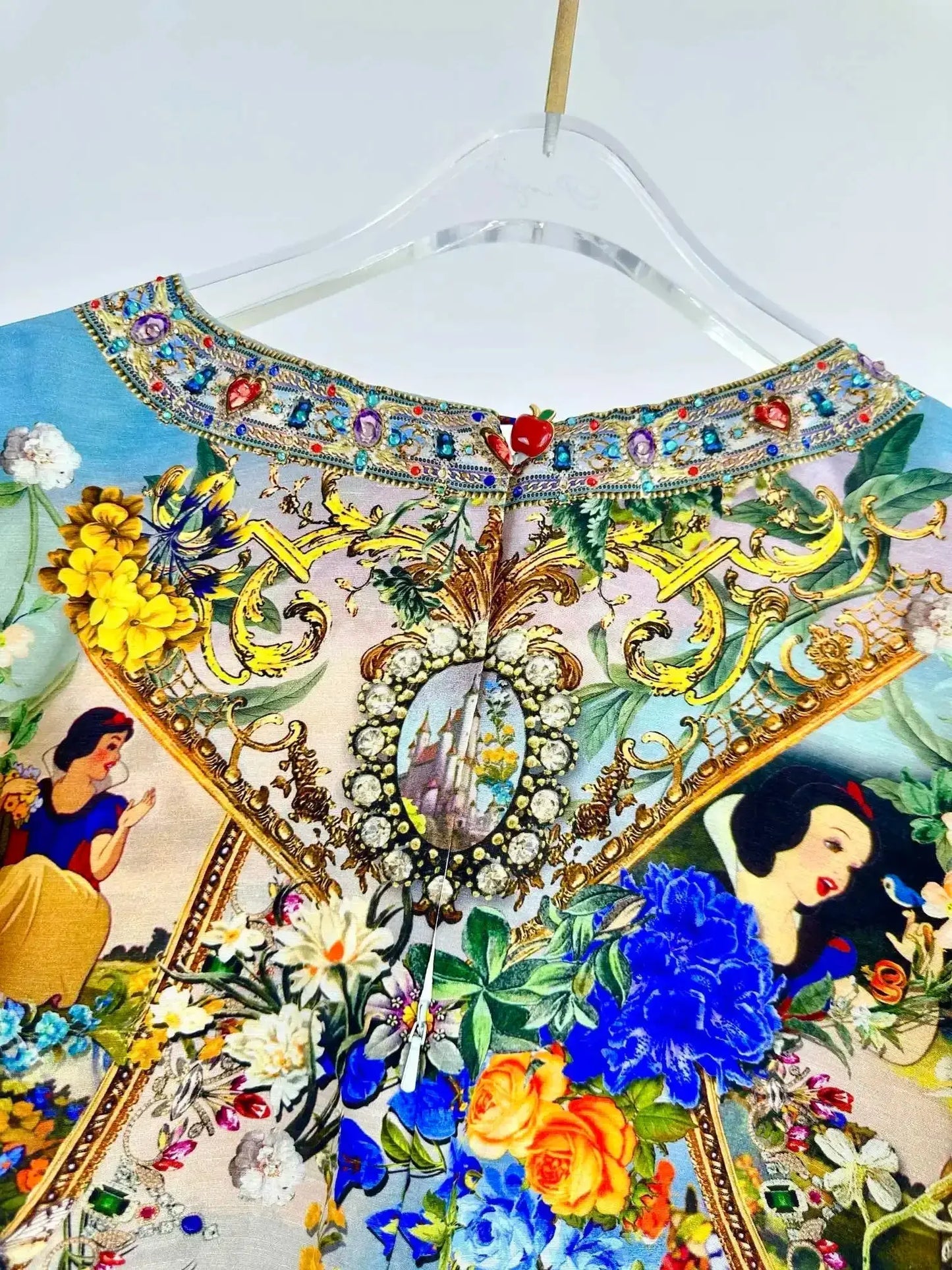High Quality Autumn Women Fashion Runway Designer Silk Linen Beaded 