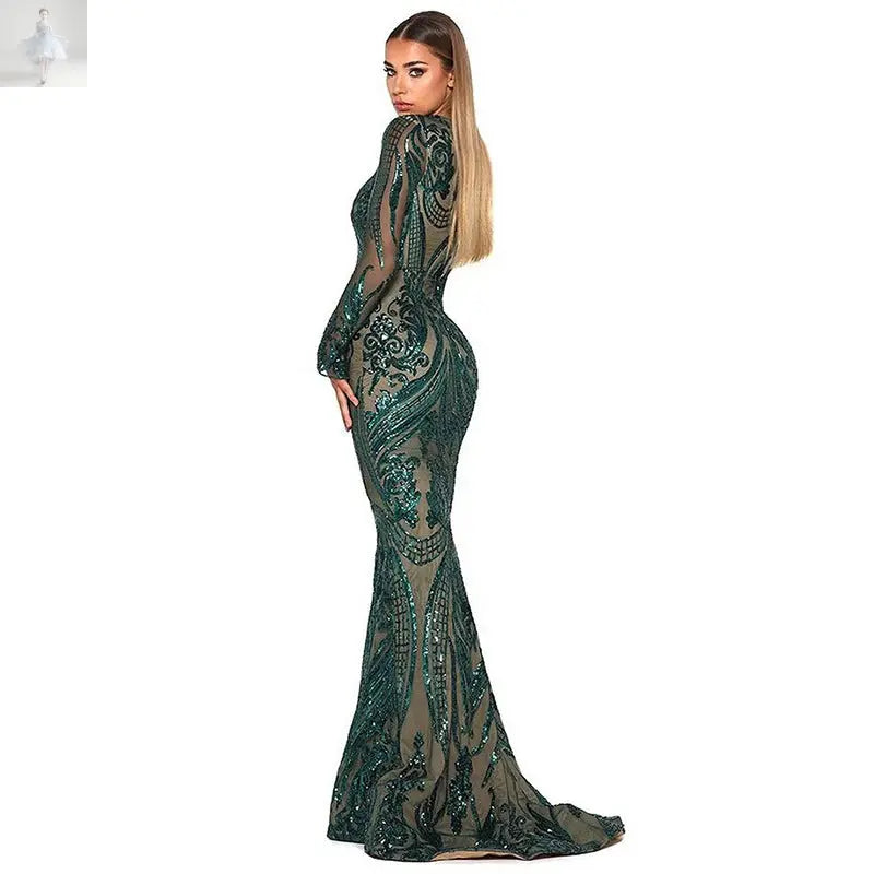 Slim high-end evening dress  Slim high-end evening dress Slim high-end evening dress Slim high-end evening dress Zenzi Style