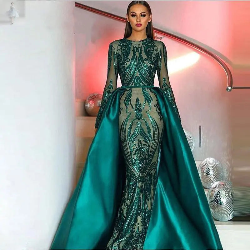 Slim high-end evening dress  Slim high-end evening dress Slim high-end evening dress Slim high-end evening dress Zenzi Style
