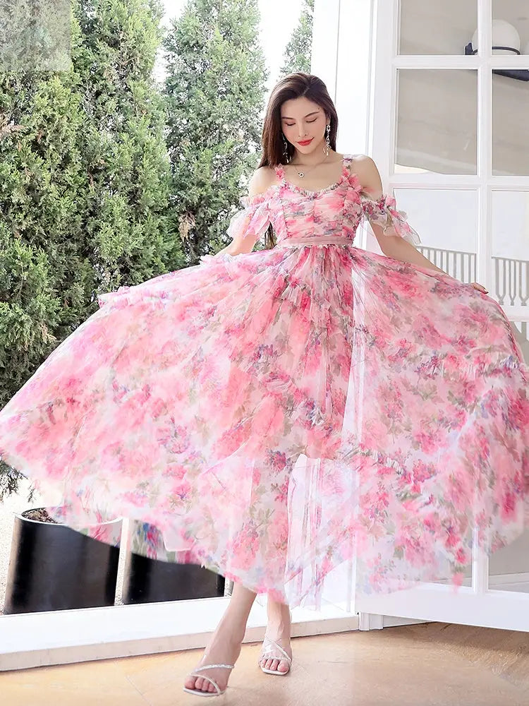 Summer Long Female Suspender Dress Seaside Beach Dress  Summer Long Female Suspender Dress Seaside Beach Dress Summer Long Female Suspender Dress Seaside Beach Dress Summer Long Female Suspender Dress Seaside Beach Dress Zenzi Style