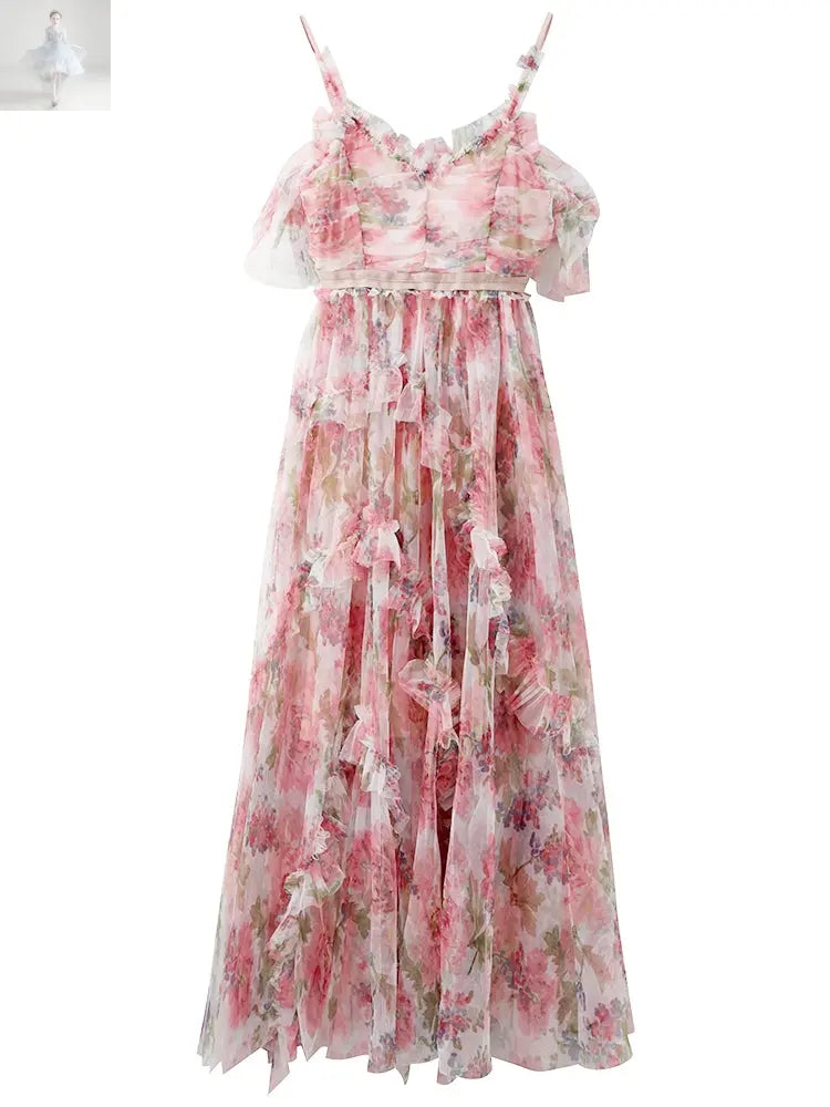 Summer Long Female Suspender Dress Seaside Beach Dress  Summer Long Female Suspender Dress Seaside Beach Dress Summer Long Female Suspender Dress Seaside Beach Dress Summer Long Female Suspender Dress Seaside Beach Dress Zenzi Style