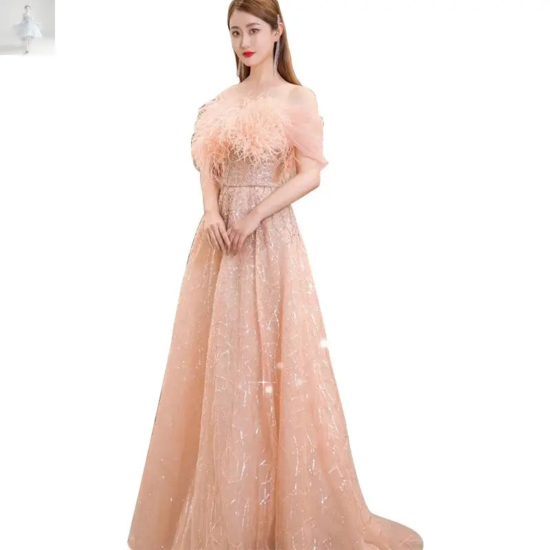 Temperament Banquet French Premium Dress Hostess Fairy Evening  Temperament Banquet French Premium Dress Hostess Fairy Evening Temperament Banquet French Premium Dress Hostess Fairy Evening Temperament Banquet French Premium Dress Hostess Fairy Evening Zenzi Style