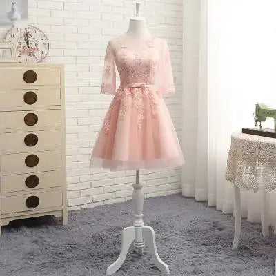 Wedding mid-length banquet evening dress  Wedding mid-length banquet evening dress Wedding mid-length banquet evening dress Wedding mid-length banquet evening dress