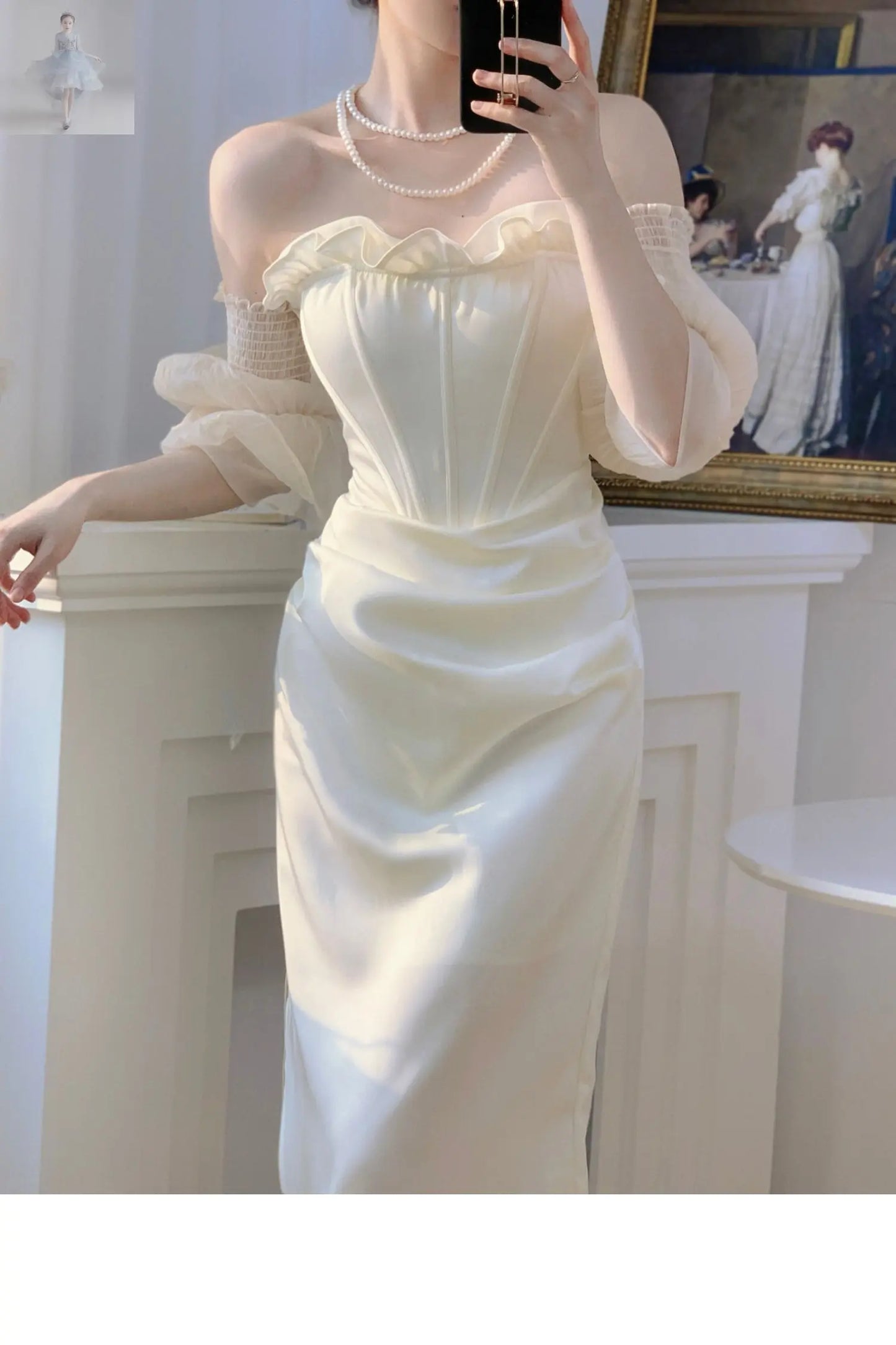 White Bra Annual Meeting Birthday Dress Woman  White Bra Annual Meeting Birthday Dress Woman White Bra Annual Meeting Birthday Dress Woman White Bra Annual Meeting Birthday Dress Woman Zenzi Style