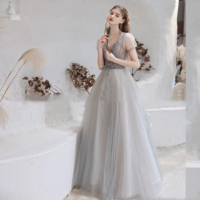 Women's Fashion Casual Long Trailing Medium-length Annual Meeting Dress  Women's Fashion Casual Long Trailing Medium-length Annual Meeting Dress Women's Fashion Casual Long Trailing Medium-length Annual Meeting Dress Women's Fashion Casual Long Trailing Medium-length Annual Meeting Dress Zenzi Style