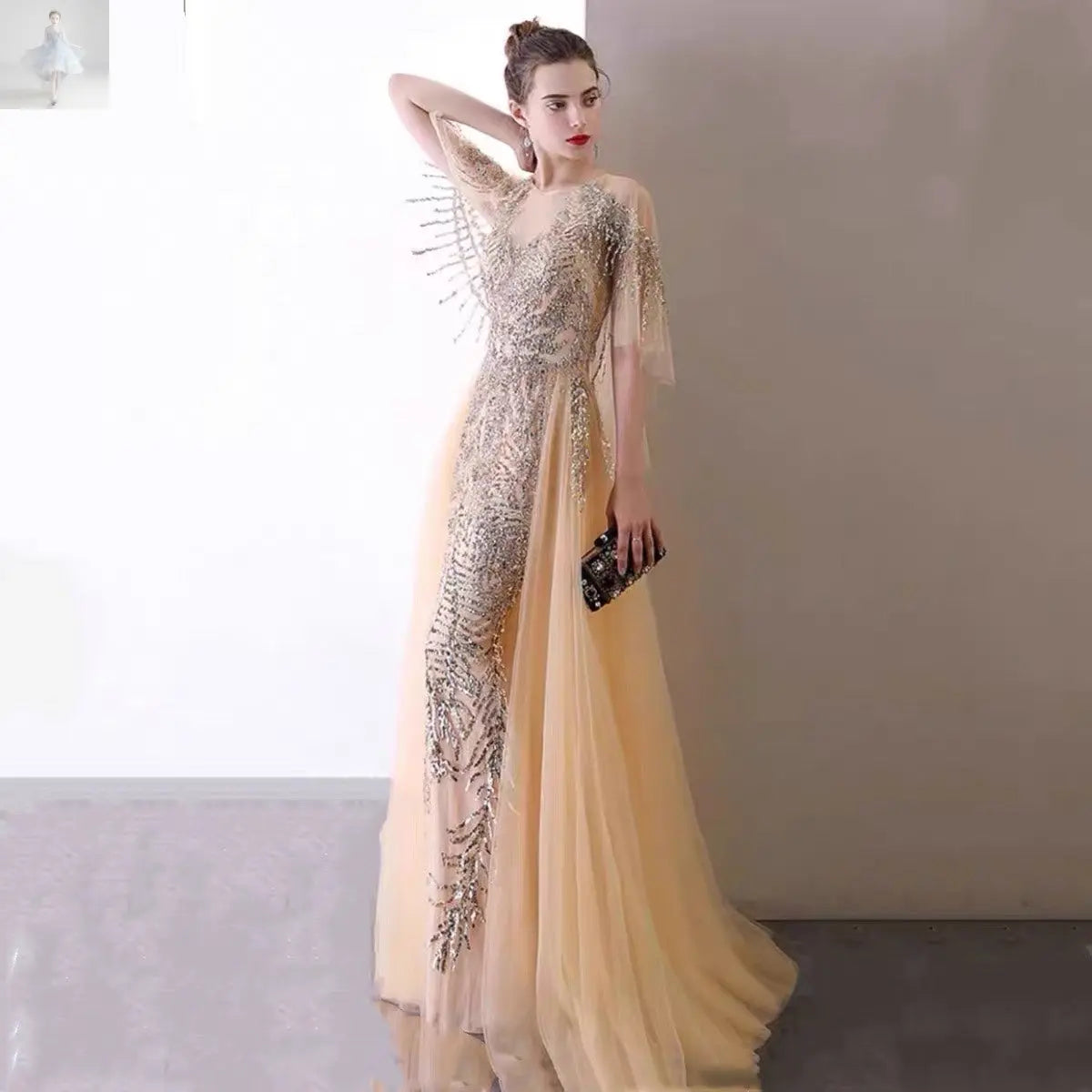 Women's Fashion Heavy Party Evening Dress  Women's Fashion Heavy Party Evening Dress Women's Fashion Heavy Party Evening Dress Women's Fashion Heavy Party Evening Dress Zenzi Style