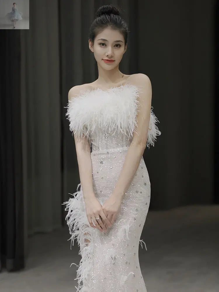 Women's Feather Sleeveless Party Sexy Dress  Women's Feather Sleeveless Party Sexy Dress Women's Feather Sleeveless Party Sexy Dress Women's Feather Sleeveless Party Sexy Dress Zenzi Style