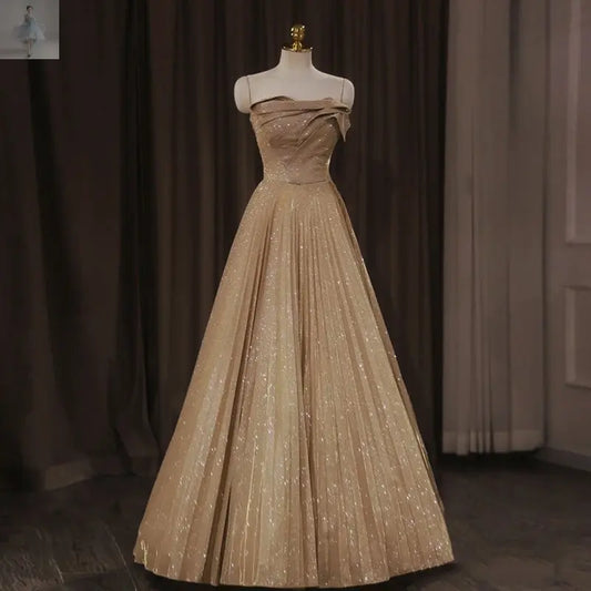 Women's High End Champagne Color Annual Meeting Evening Dress  Women's High End Champagne Color Annual Meeting Evening Dress Women's High End Champagne Color Annual Meeting Evening Dress Women's High End Champagne Color Annual Meeting Evening Dress Zenzi Style