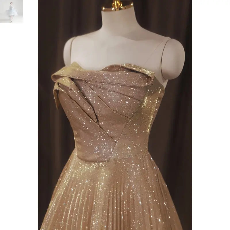 Women's High End Champagne Color Annual Meeting Evening Dress  Women's High End Champagne Color Annual Meeting Evening Dress Women's High End Champagne Color Annual Meeting Evening Dress Women's High End Champagne Color Annual Meeting Evening Dress Zenzi Style