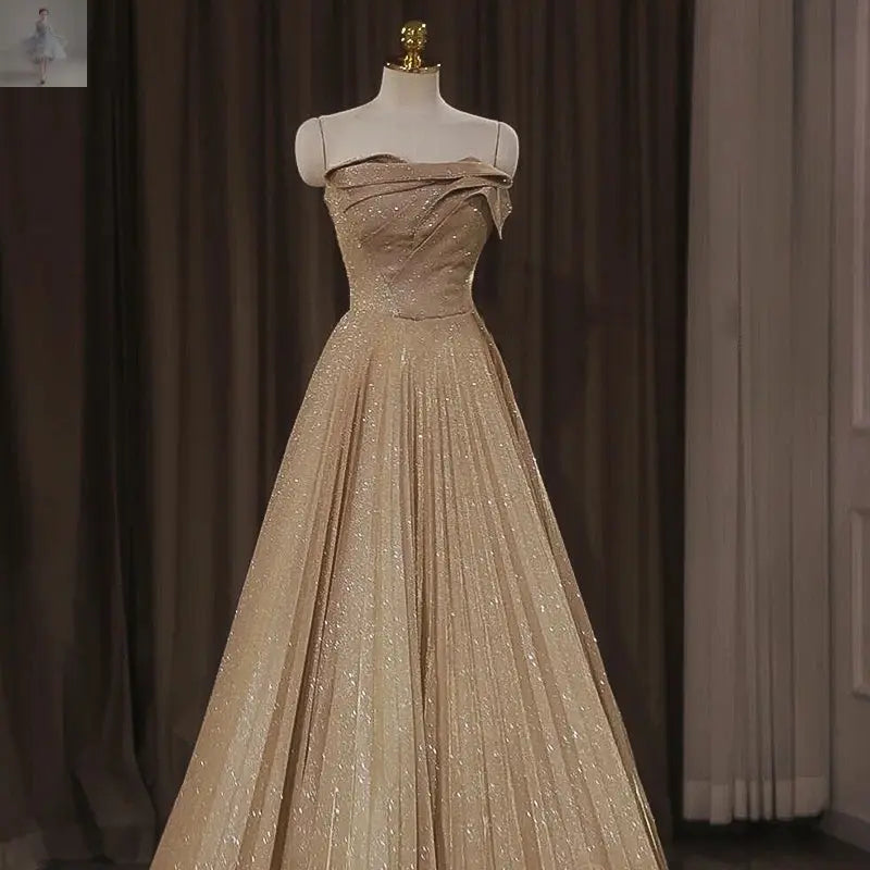 Women's High End Champagne Color Annual Meeting Evening Dress  Women's High End Champagne Color Annual Meeting Evening Dress Women's High End Champagne Color Annual Meeting Evening Dress Women's High End Champagne Color Annual Meeting Evening Dress Zenzi Style