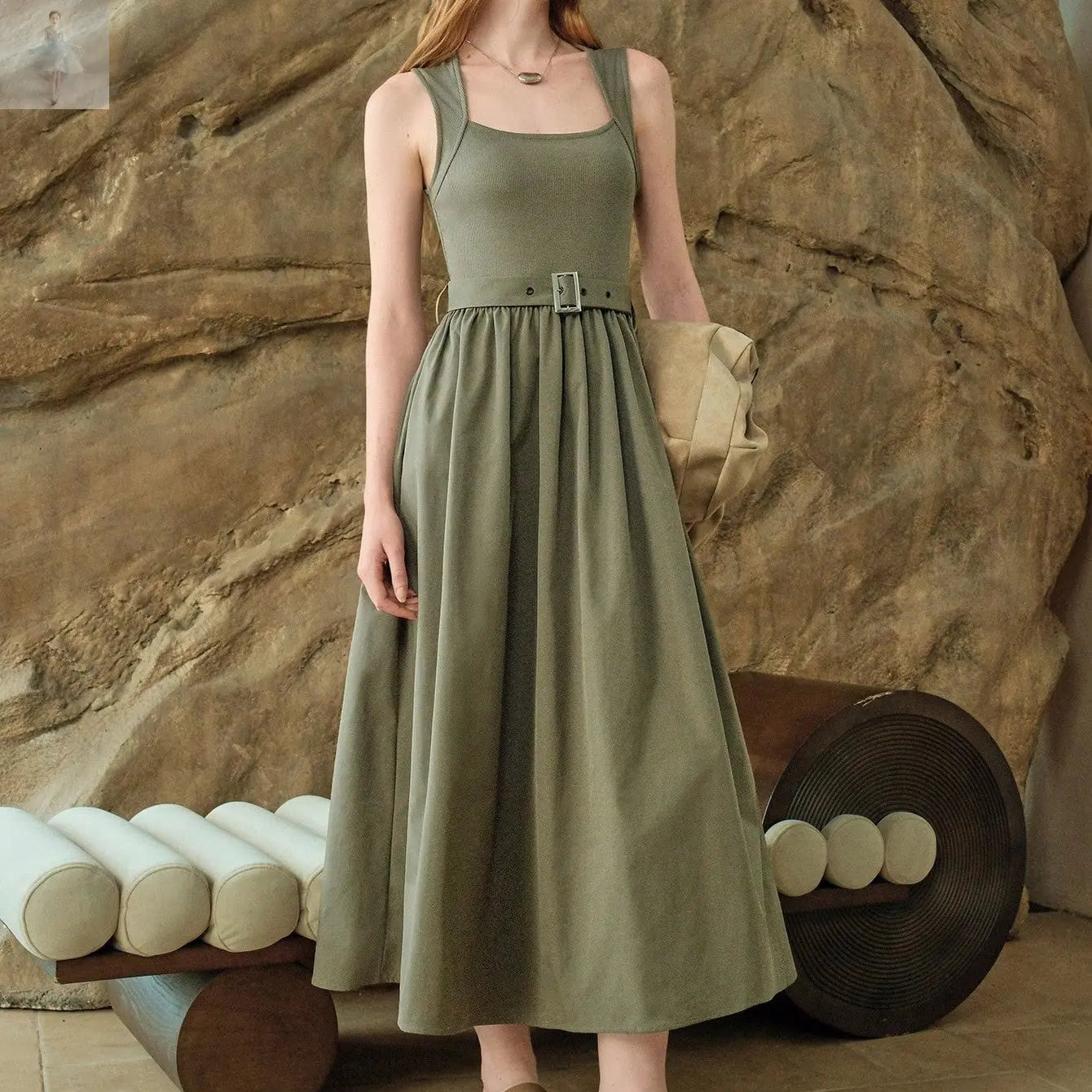 Women's Summer Dress Waist Splicing  Women's Summer Dress Waist Splicing Women's Summer Dress Waist Splicing Women's Summer Dress Waist Splicing Zenzi Style