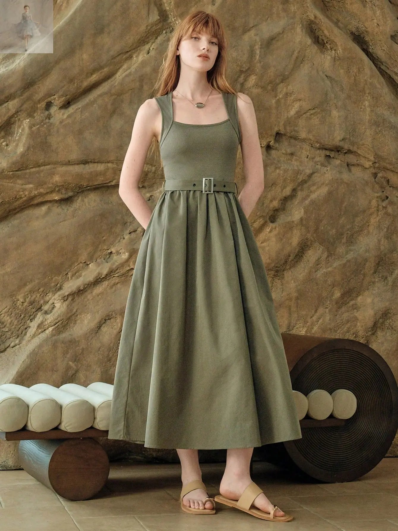 Women's Summer Dress Waist Splicing  Women's Summer Dress Waist Splicing Women's Summer Dress Waist Splicing Women's Summer Dress Waist Splicing Zenzi Style