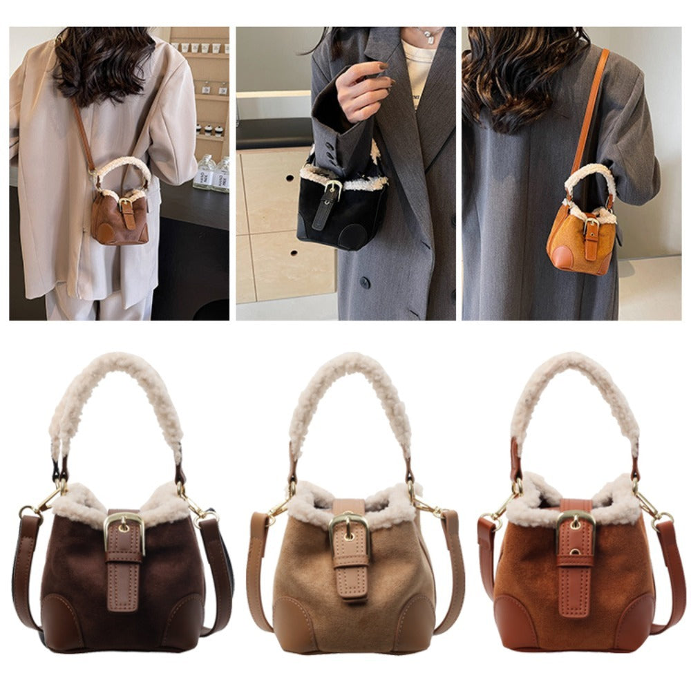 Crossbody Bags Women Shoulder Bag Casual Retro Plush Bag Versatile Plush Designer Bags Purse And Handbags Female Bags