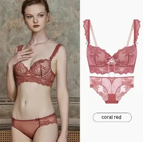 Adjustable Bra French Lace Bra Set 