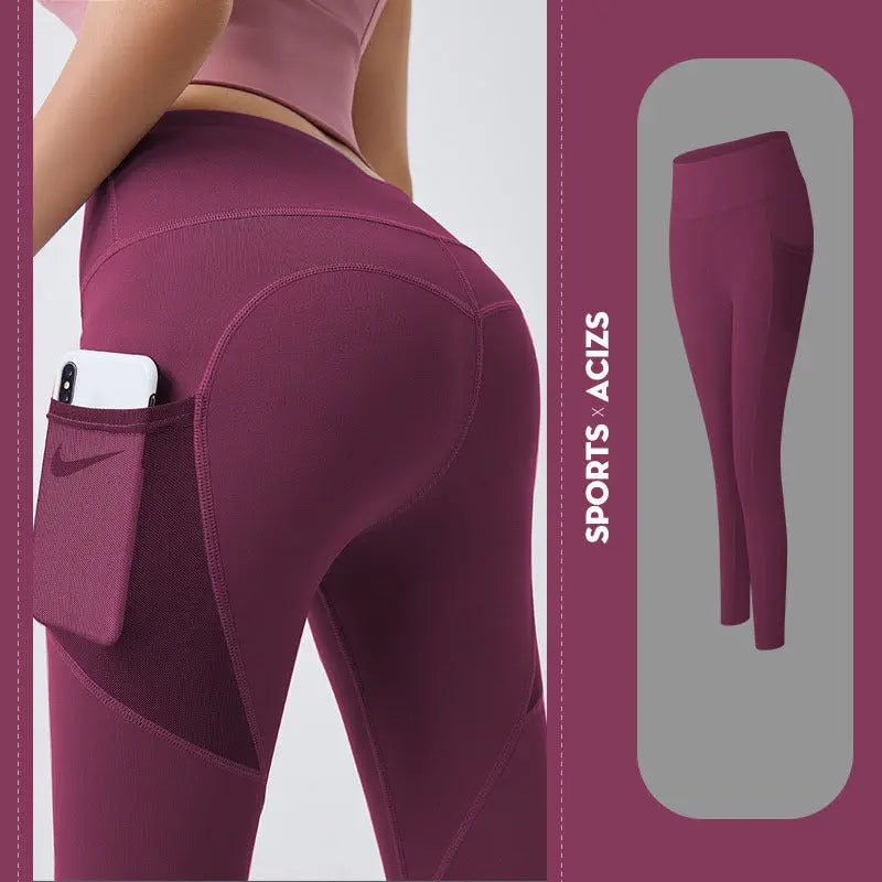 Yoga Pants Women With Pocket Leggings Sport Girl Gym Leggings Women 