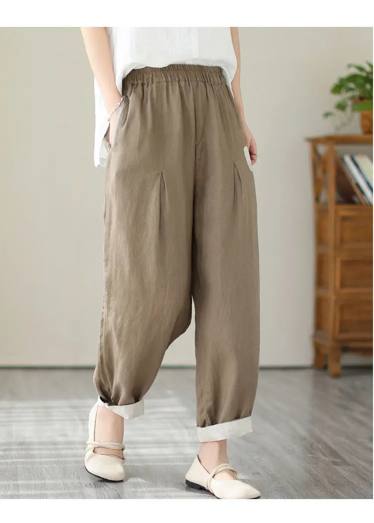 Loose Large Size Slimming High Waist 