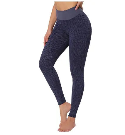 Plaid Leggings Fitness Yoga Pants Women's Seamless High Waist Breathable Gym Leggings 