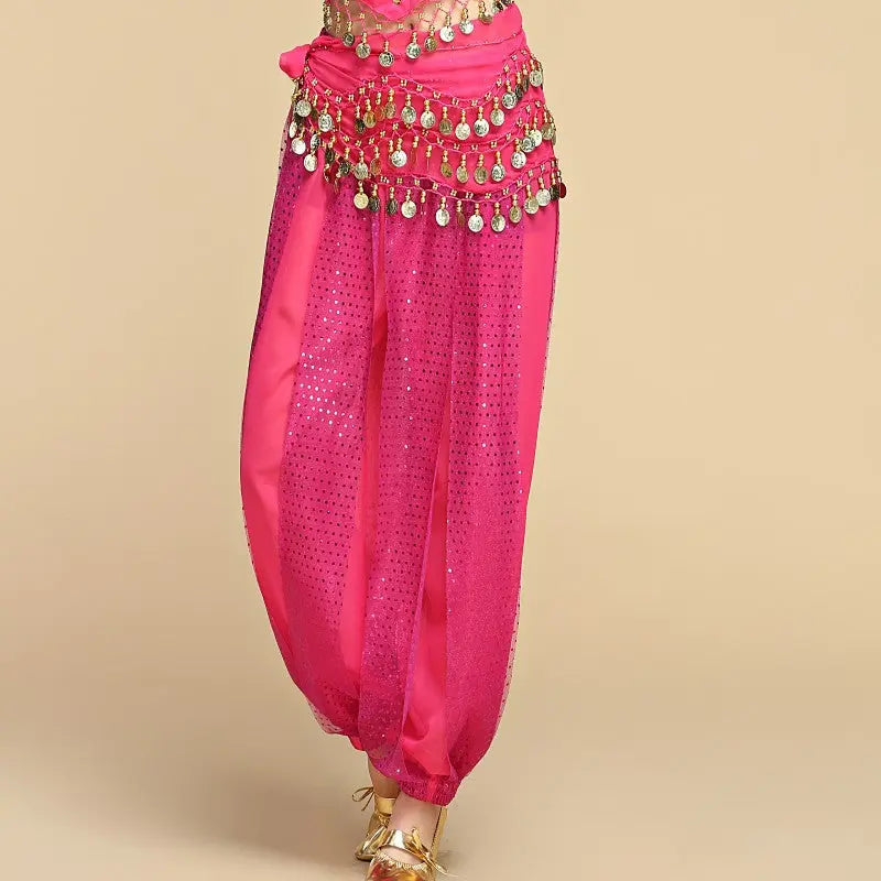Indian Dance Sequined Bloomers For Women 