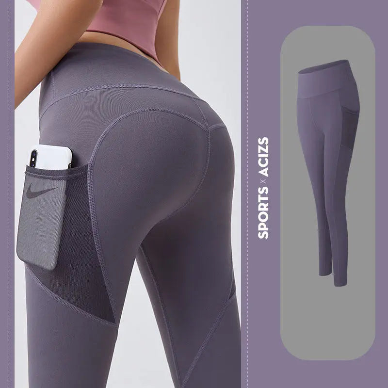 Yoga Pants Women With Pocket Leggings Sport Girl Gym Leggings Women 