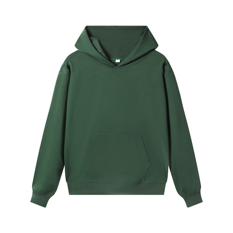 Autumn And Winter New Drop Shoulder Hooded Pullover Men