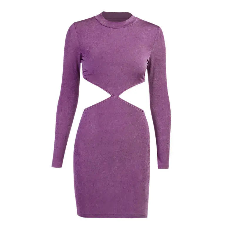 Sexy Backless Bandage Women Mini Dress Summer New Hollow Out Skinny Dresses 