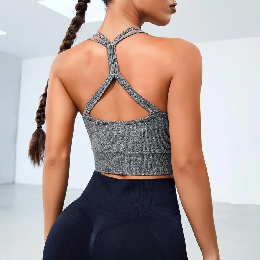 Sports Underwear High Elastic Yoga Bra Women's Vest 