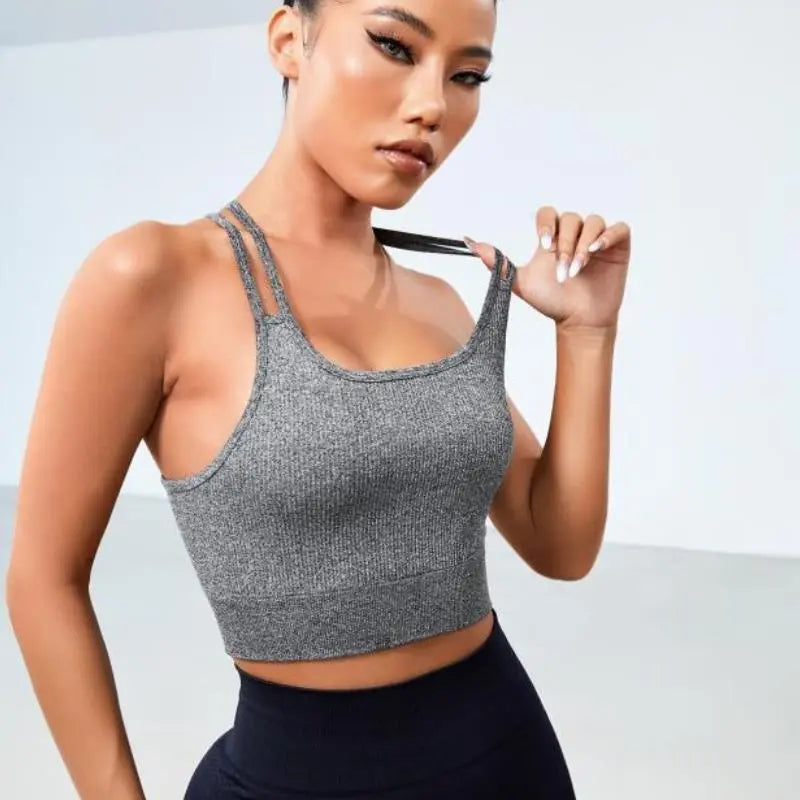 Sports Underwear High Elastic Yoga Bra Women's Vest 