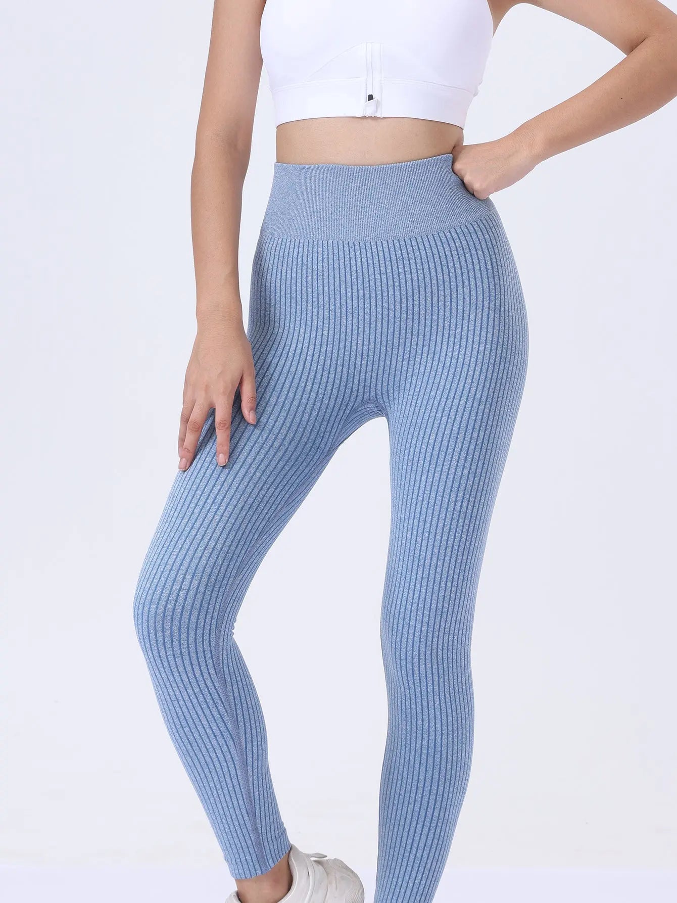 Leggings For Women Ribbed Seamless Leggings Yoga Pants Women Workout Pants 