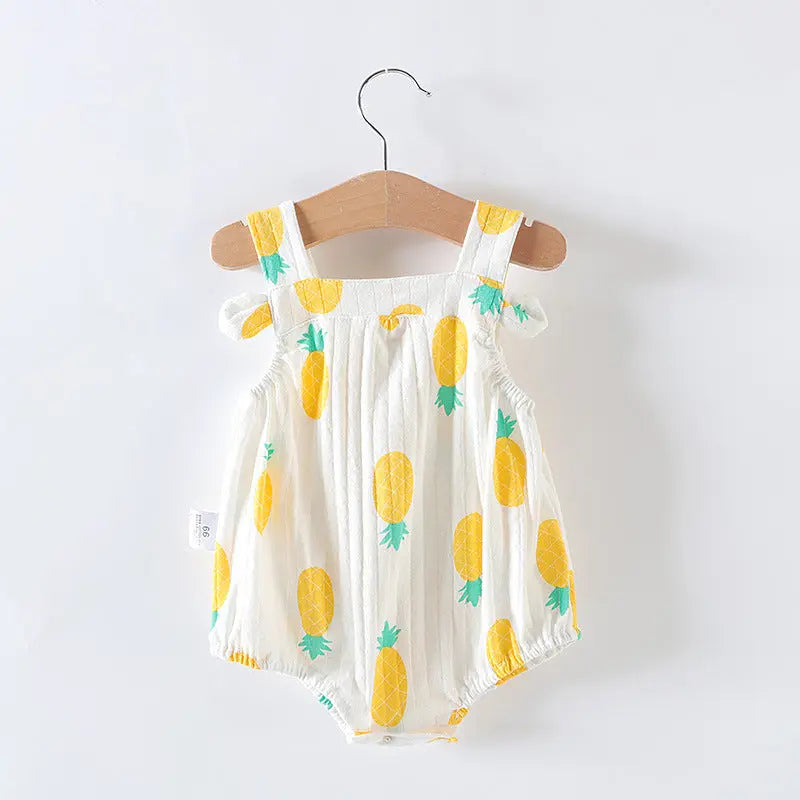 Baby Girl One-piece Dress Newborn Baby Triangle Romper 