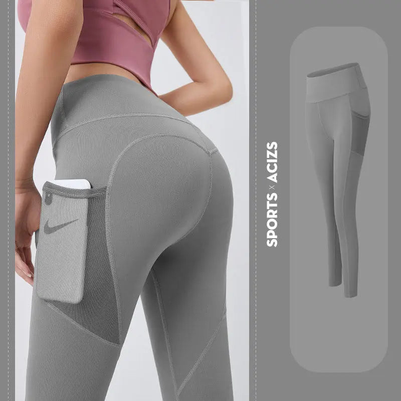 Yoga Pants Women With Pocket Leggings Sport Girl Gym Leggings Women 